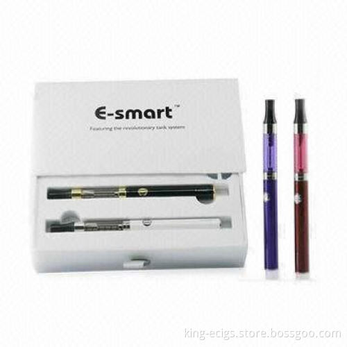 2014 popular e-cigarettes E-Smart double kit-A with 900mAh battery capacity
